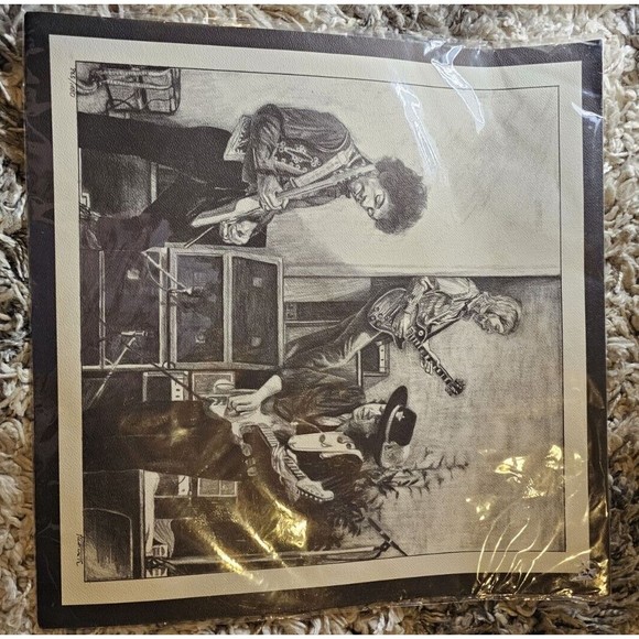 Hendrix Vaughn Allman Fantasy Jam Signed Phil Kutno Artist Lithograph Numbered - Picture 13 of 16